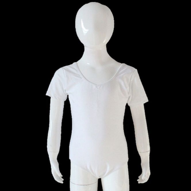 Hovedbilde Hvit kortermet leotard nylon